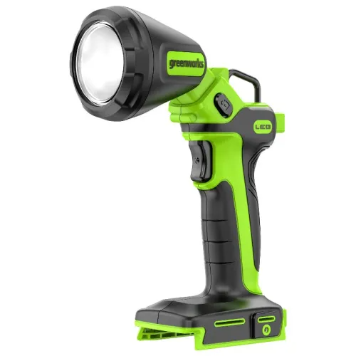 Рабочий аккумуляторный LED-фонарь 2-в-1 со сменными плафонами (650 Лм) Greenworks 24V G24UL 3503707, без АКБ и ЗУ